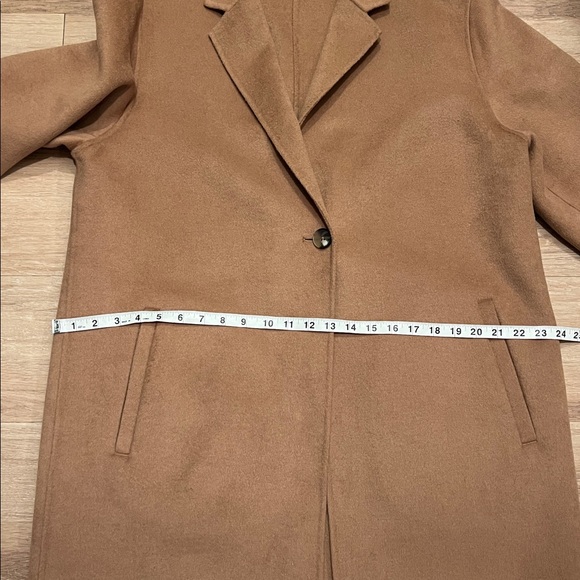 Lands’ End Wool Blend Overcoat - Camel - Size - Large - Picture 12 of 16